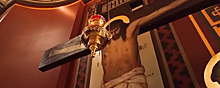В Патриаршем соборе Новочеркасска закровоточило распятье Иисуса Христа