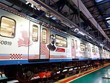 На Серпуховско-Тимирязевской линии запустили тематический поезд, посвященный Орловской области