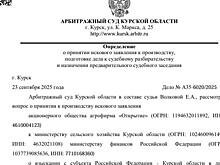 Почти четверть миллиарда рублей требует через суд курская компания с правительства Курской области