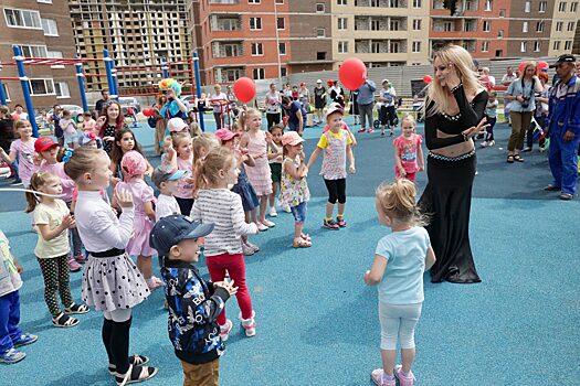 День защиты детей отпраздновали в микрорайоне Саввино