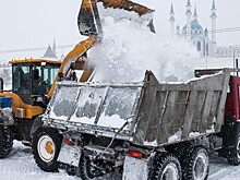 Миллион тонн снега выпало с начала января в Казани