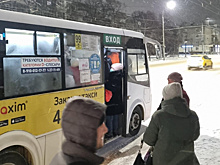 Рязанцы пожаловались на переполненные маршрутки утром 9 января