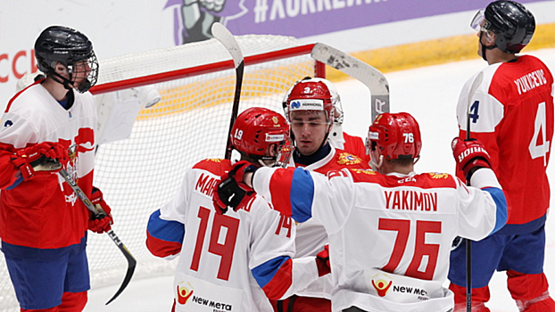Олимпийская сборная России по хоккею разгромила Сербию на товарищеском турнире