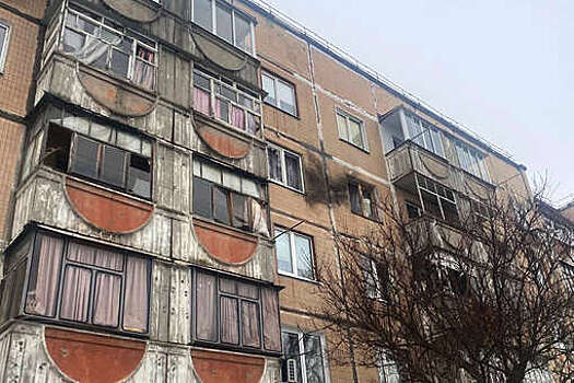 В Шебекино Белгородской области многоэтажки обтянут антидроновой сеткой