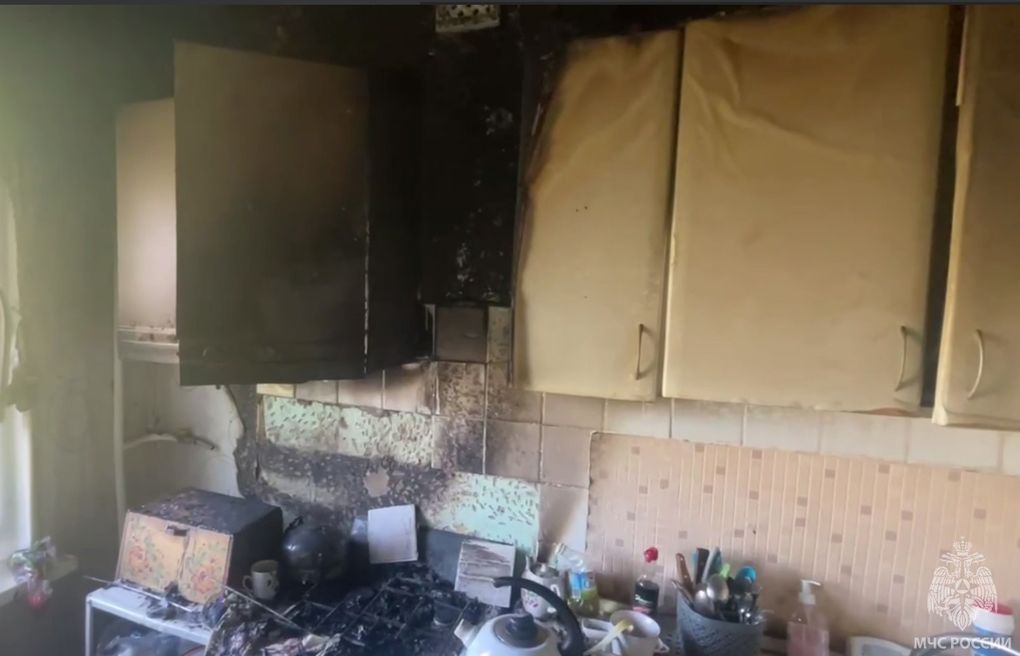 В пожаре на Воткинском шоссе погиб мужчина
