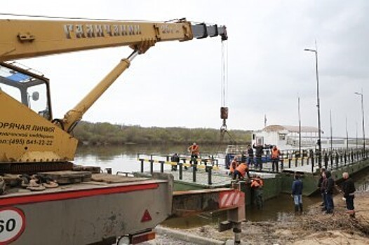В Калуге понтонный мост разведут до 26 ноября
