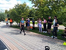 Жители Михайлово-Ярцевского выступили на спортивном празднике