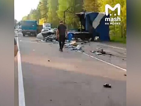 Один человек погиб в результате массового ДТП в Ленинградской области
