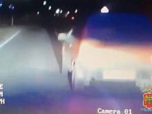 Задержание уходившего от полиции на «Оке» подростка в российском регионе попало на видео