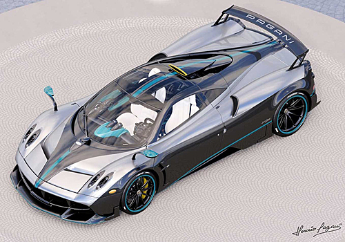 Последний суперкар Pagani Huayra сделают похожим на болид Льюиса Хэмилтона