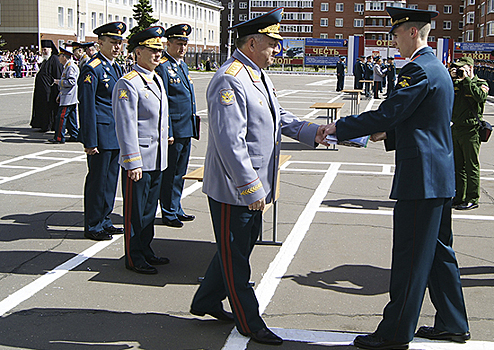 В Военной академии РВСН имени Петра Великого прошел юбилейный выпуск офицеров