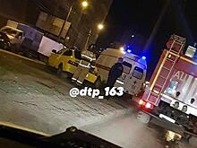 Ночью на ул. Советской Армии "двенадцатая" врезалась в "Газель" и несколько раз перевернулась
