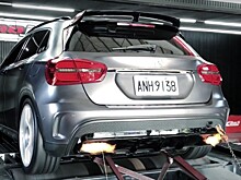 Mercedes-AMG GLA 45 получил 600 л.с. под капот и теперь изрыгает пламя