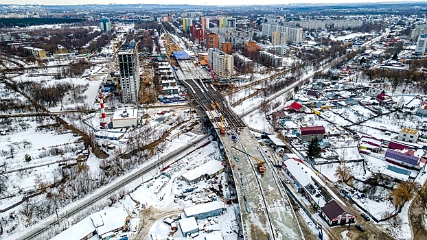 Движение по развязке на Циолковского в Нижнем Новгороде пустят к лету 2022 года