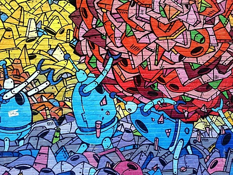 На фестивале «Разноцветная Москва» нарисуют шестиметровые граффити