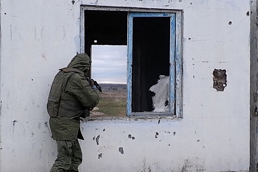 В Волгоградской области мобилизованные учатся вести бой в городских условиях