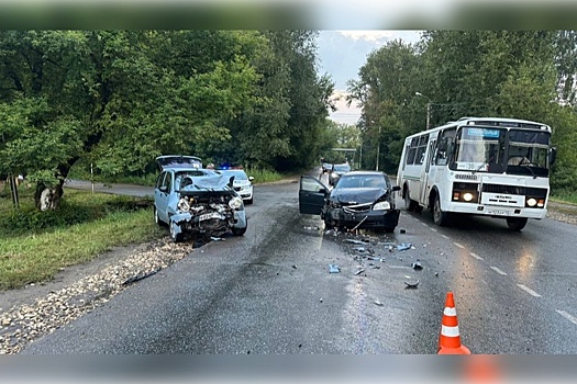 В Саранске столкнулись Daewoo Matiz и Chevrolet Lacetti