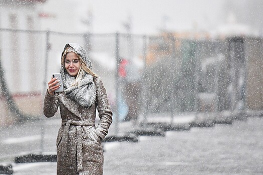 Мощный снегопад надвигается на Москву