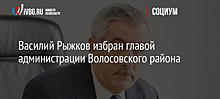 Василий Рыжков избран главой администрации Волосовского района