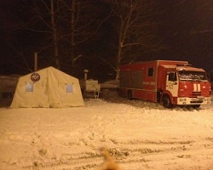 На трассе в Башкортостане из-за похолодания развёрнут мобильный пункт обогрева