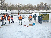 В Брянске более 30 добровольцев "ЛизаАлерт" ищут провалившихся под лед детей