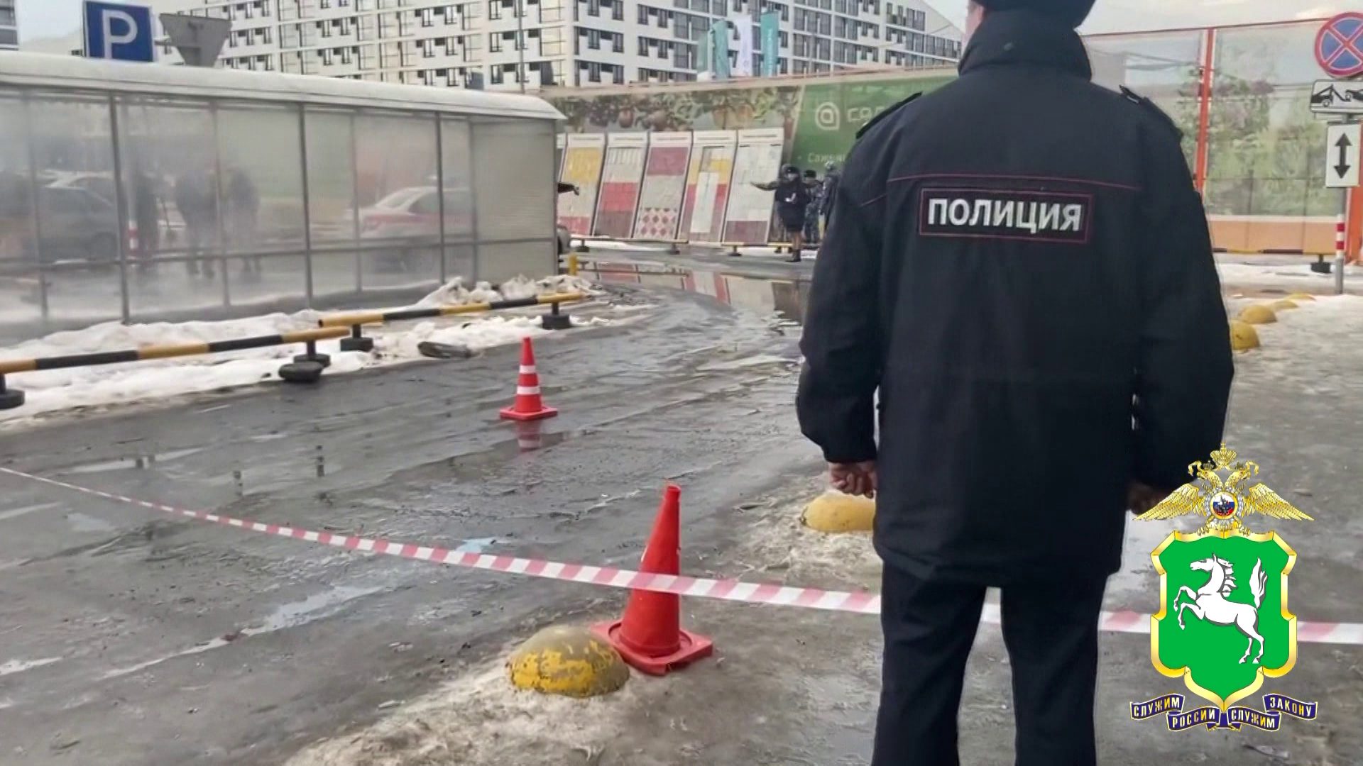 Полицией оперативно задержан мужчина, скрывшийся с места потасовки на парковке гипермаркета в Томске