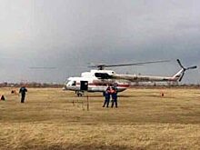 Вертолет Ми-8 прибыл из Красноярска в Курган для помощи в тушении природных пожаров