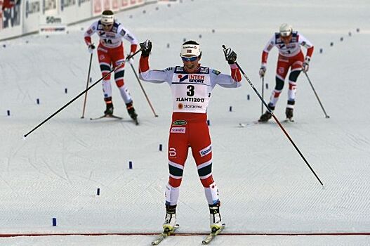Норвежка Бьорген выиграла лыжную гонку на 30 км на ЧМ