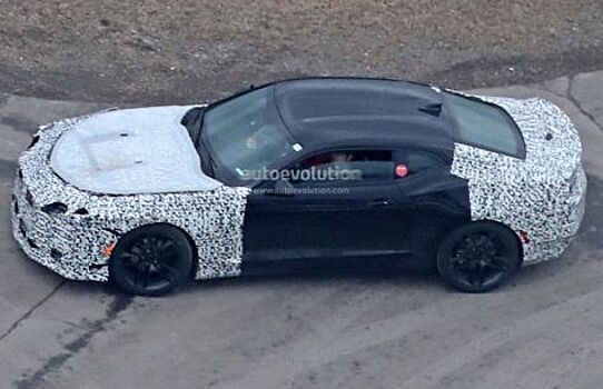 Появились фотографии таинственного прототипа Chevrolet Camaro