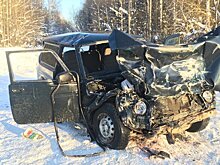          На трассе Киров – Советск – Яранск «КамАЗ» смял «Ниву»       