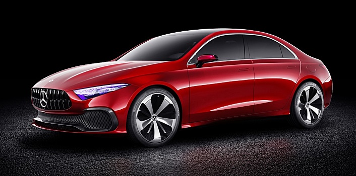 Mercedes-Benz показал в Китае Conce t A Sedan