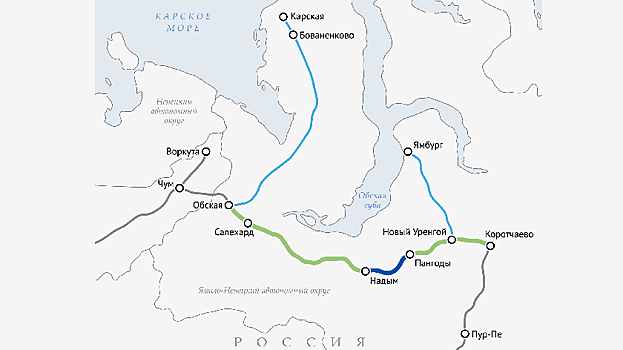 «Газпром» реконструирует больше сотни километров ж/д для СШХ