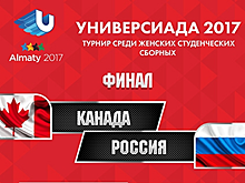 Универсиада. Хоккей. Женщины. Финал. Россия - Канада (прямая видеотрансляция)