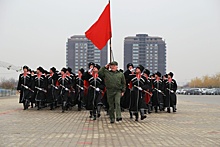 Казаки начали подготовку к военному параду на Красной площади