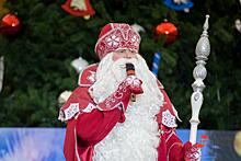 В Барнаул прибыл поезд с Дедом Морозом из Великого Устюга