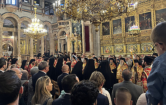 В храме Гроба Господня состоялась литургия в честь 20-летия интронизации Феофила III