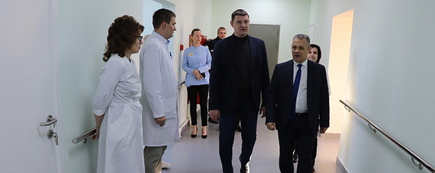 Глава Павловского Посада посетил отремонтированное психиатрическое отделение в Андреево