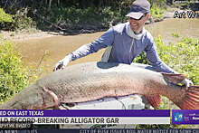 UPI: в США мужчина выловил рыбу весом 128 кг и побил мировой рекорд