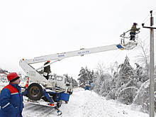 На Кубани восстанавливают электроснабжение после снегопада