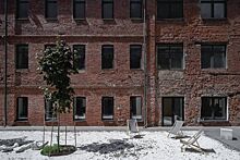 В рамках редевелопмента фабрики Келера обновили более 830 квадратных метров фасадов
