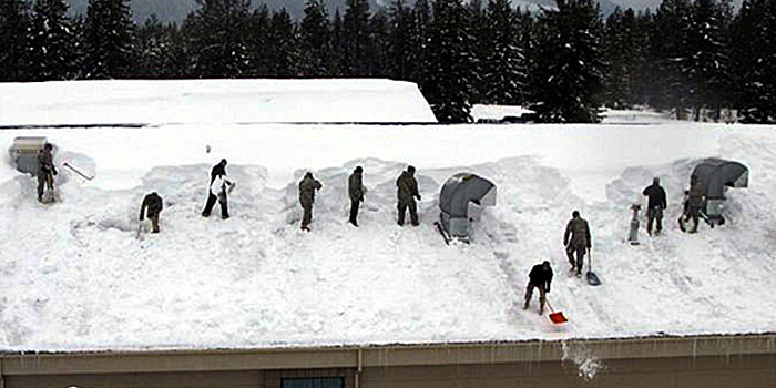 Четверо детей выжили в сильную метель, вырыв яму в снегу