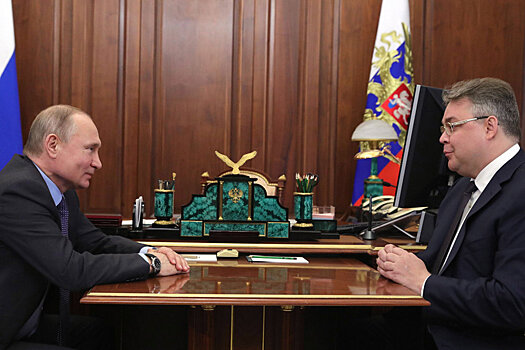Путин пожелал Владимирову успехов на выборах главы Ставрополья