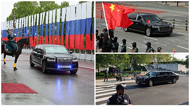 У кого круче? Сравниваем лимузины Путина, Трампа и Си Цзиньпина