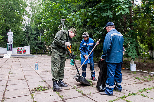 Благоустройство сквера боевой славы завершили в Балашихе