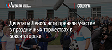 Депутаты Ленобласти приняли участие в праздничных торжествах в Бокситогорске