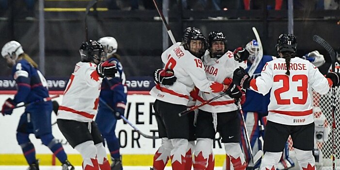 Женская сборная Канады выиграла ЧМ, победив в финале США (6:5 ОТ). Счет по титулам – 13:10