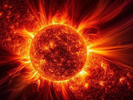 Вспышка класса М произошла на Солнце