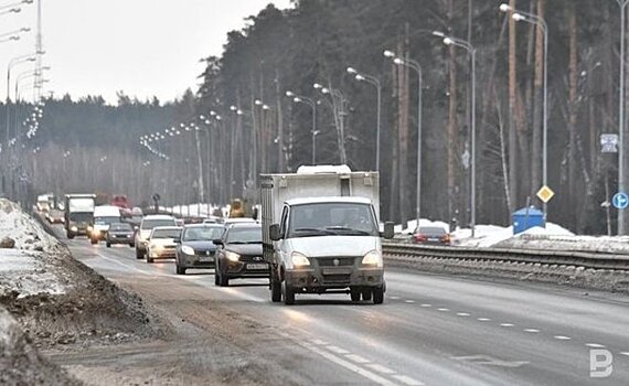 В Казани пробки в понедельник вечером достигли 8 баллов