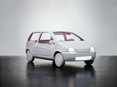 Renault превратила классический Twingo в полупрозрачный электромобиль