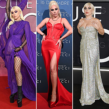Самые яркие образы Леди Гаги на мировых премьерах фильма «Дом Gucci»